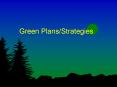 Green PlansStrategies PowerPoint PPT Presentation