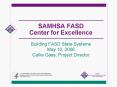 SAMHSA FASD Center for Excellence PowerPoint PPT Presentation