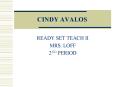 CINDY AVALOS PowerPoint PPT Presentation