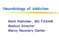 Neurobiology of Addiction PowerPoint PPT Presentation