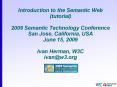 Introduction to the Semantic Web tutorial 2009 Semantic Technology Conference San Jose, California, PowerPoint PPT Presentation