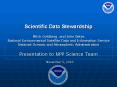 Scientific Data Stewardship PowerPoint PPT Presentation