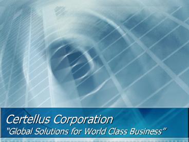 Certellus Corporation