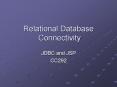 Relational Database Connectivity PowerPoint PPT Presentation