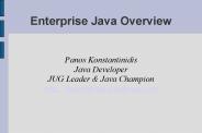 Enterprise Java Overview