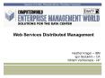 Web Services Distributed Management PowerPoint PPT Presentation