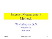 Internet Measurement Methods