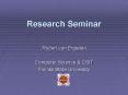 Research Seminar PowerPoint PPT Presentation