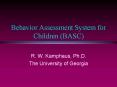 Behavior Assessment System for Children (BASC) PowerPoint PPT Presentation