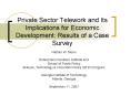 Private Sector Telework and Its Implications for Economic Development: Results of a Case Survey PowerPoint PPT Presentation