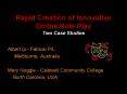 Rapid Creation of Innovative Online Role Play Two Case Studies PowerPoint PPT Presentation