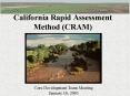 California Rapid Assessment Method CRAM PowerPoint PPT Presentation