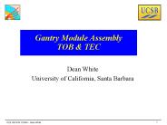 Gantry Module Assembly TOB
