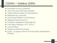 CS245A 
