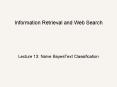Information Retrieval and Web Search PowerPoint PPT Presentation