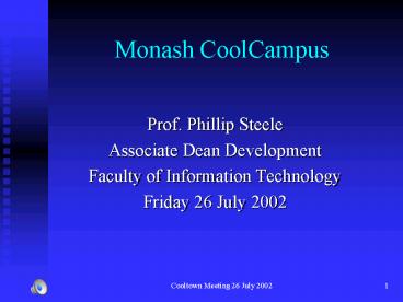 Monash CoolCampus