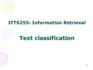 IFT6255:%20Information%20Retrieval%20%20Text%20classification