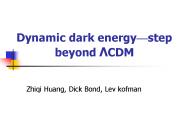 Dynamic dark energystep beyond CDM