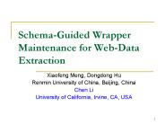 Schema-Guided Wrapper Maintenance for Web-Data Extraction
