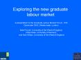 Exploring the new graduate labour market PowerPoint PPT Presentation