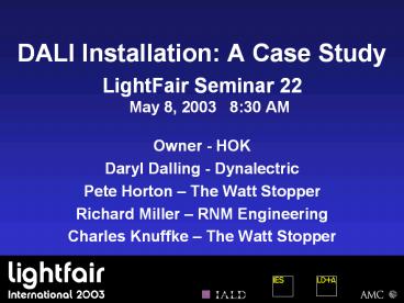 DALI%20Installation:%20A%20Case%20Study