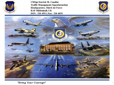 CMSgt Derrick M' Candler