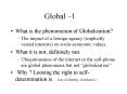 Global 1 PowerPoint PPT Presentation