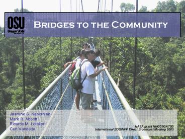 Jasmine S' Nahorniak