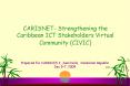 CARISNET- Strengthening the Caribbean ICT Stakeholders Virtual Community (CIVIC) PowerPoint PPT Presentation