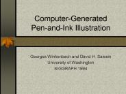 Computer-Generated Pen-and-Ink Illustration