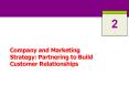 Company and Marketing Strategy: Partnering to Build Customer Relationships PowerPoint PPT Presentation