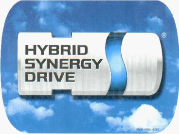 Toyota Hybrid Emergency Response Info