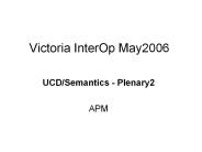 Victoria InterOp May2006