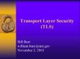 Transport Layer Security TLS PowerPoint PPT Presentation