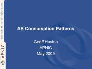 AS Consumption Patterns
