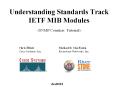 Understanding Standards Track IETF MIB Modules (SNMP Counters Tutorial) PowerPoint PPT Presentation