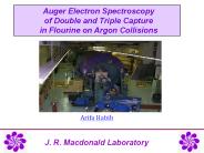 Auger Electron Spectroscopy