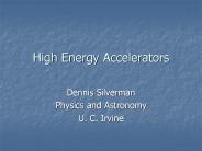 High Energy Accelerators