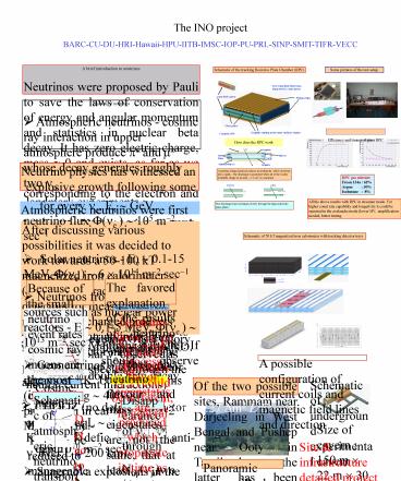 The INO project