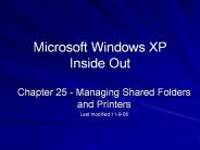 Microsoft Windows XP Inside Out