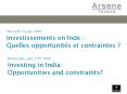 Investing in INDIA PowerPoint PPT Presentation