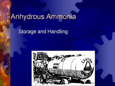 Anhydrous Ammonia