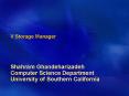V Storage Manager PowerPoint PPT Presentation