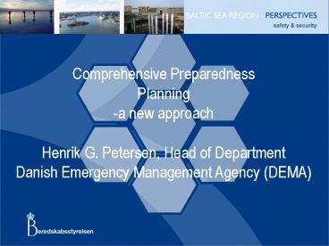 Comprehensive Preparedness