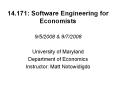 14.170:%20Programming%20for%20Economists PowerPoint PPT Presentation