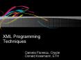 XML Programming Techniques PowerPoint PPT Presentation
