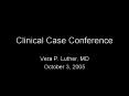 Clinical Case Conference PowerPoint PPT Presentation
