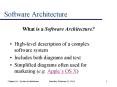 Software Architecture PowerPoint PPT Presentation