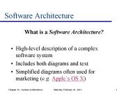 Software Architecture