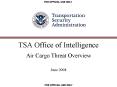 TSA Office of Intelligence PowerPoint PPT Presentation